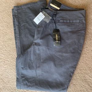NWT Lane Bryant Grey Khaki Pants